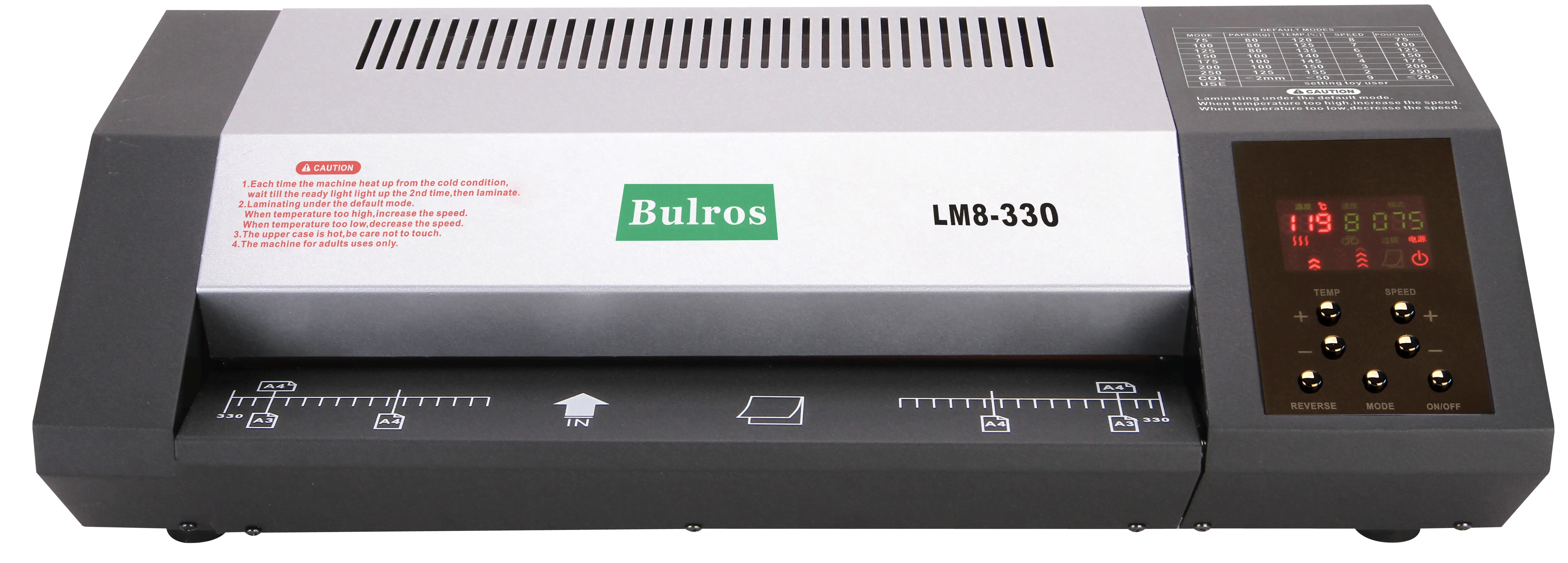 Ламинатор пакетный Bulros LM8-330 (А3)
