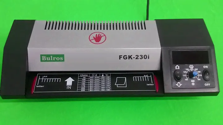 Пакетный ламинатор Bulros FGK 230i, poligrafmall.ru