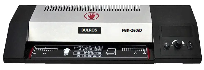 Пакетный ламинатор Bulros FGK-260iD, формат А4-0